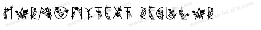 HarmonyText Regular字体转换